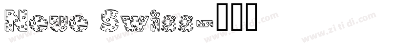 Neue Swiss字体转换